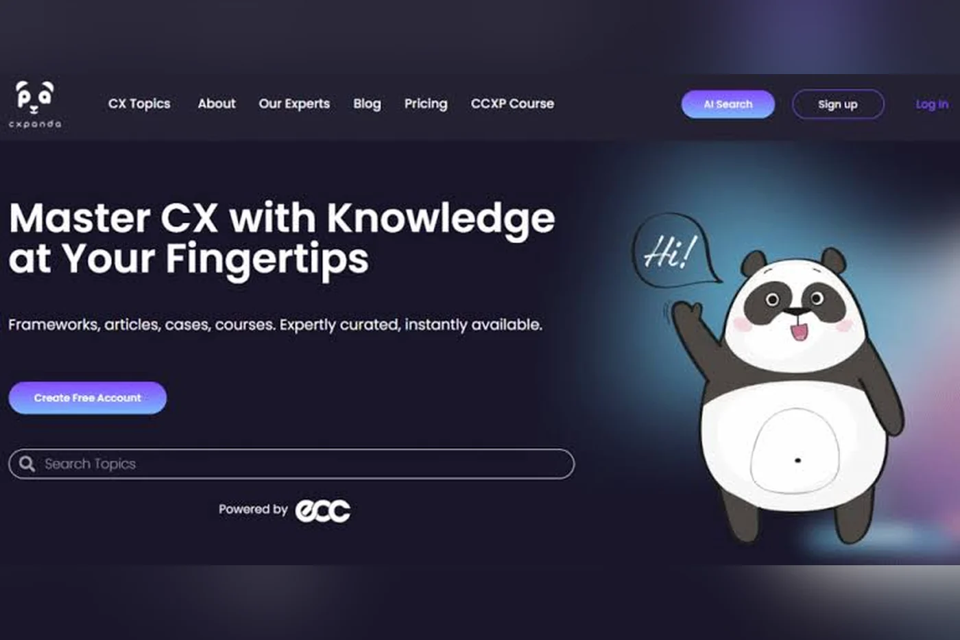 CX Panda — Webico-ს ნამუშევარი