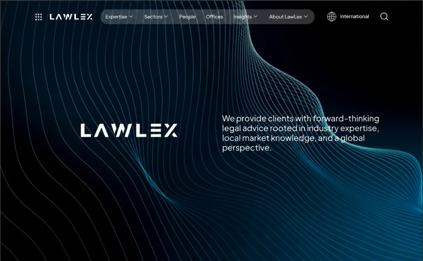 The Lawlex — ვებსაიტი, შექმნილი Webico-ს მიერ
