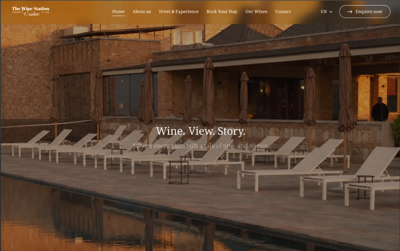 Wine Station — Webico-ს ნამუშევარი